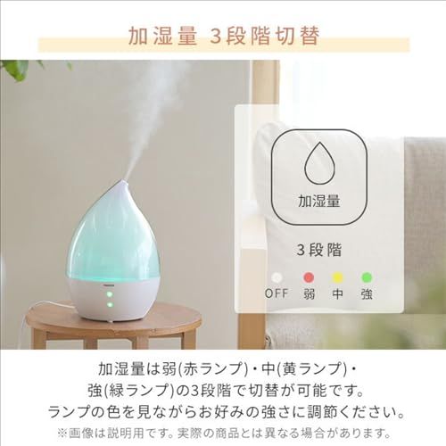  山善 加湿器 超音波式 大容量 2 8 L 和室4畳 洋室7畳 まで アロマオイル対応 LEDランプ しずく型 360度回転ツインノズル 水タンク取外し ホワイト MZ FCT 28 W po 4 b 68 d 55 c その他 キッチン 食器