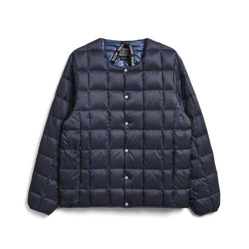 メンズ クルーネックボタン インナーダウンジャケット TAION 104 po 8314855 c