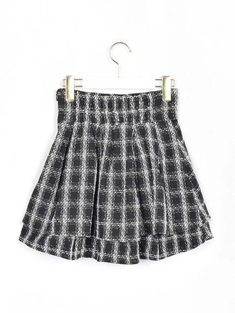 エブリン evelyn ツイード ミニスカート ブラック スナ系 量産型 地雷系 日本ブランド