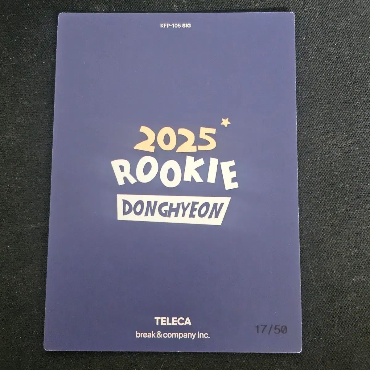 ケイポップルーキーカード ニックフリップ ドンヒョン インサイン SSP