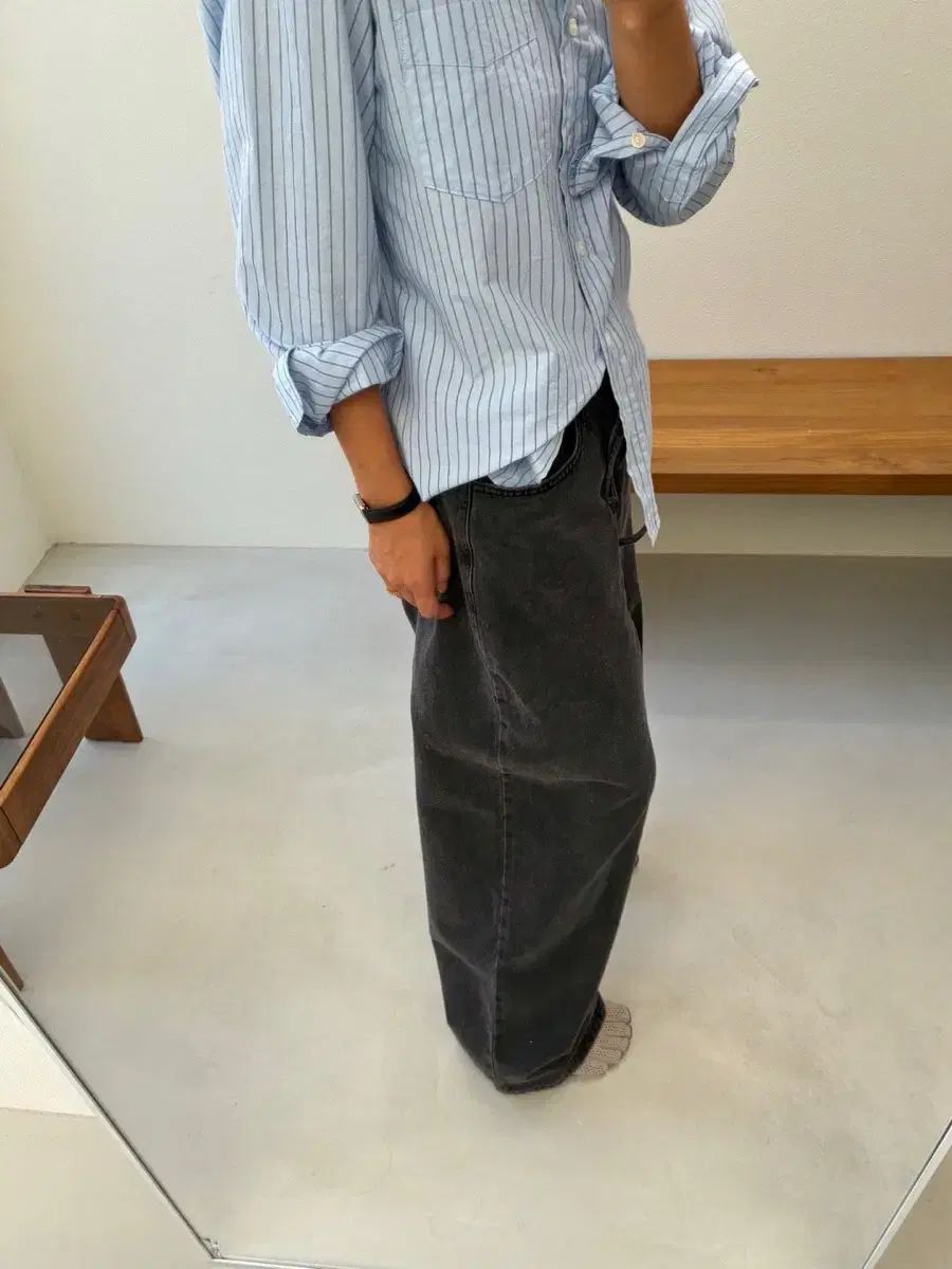 ロマンティックサイズ ストラップ ワイドパンツ フリーサイズ