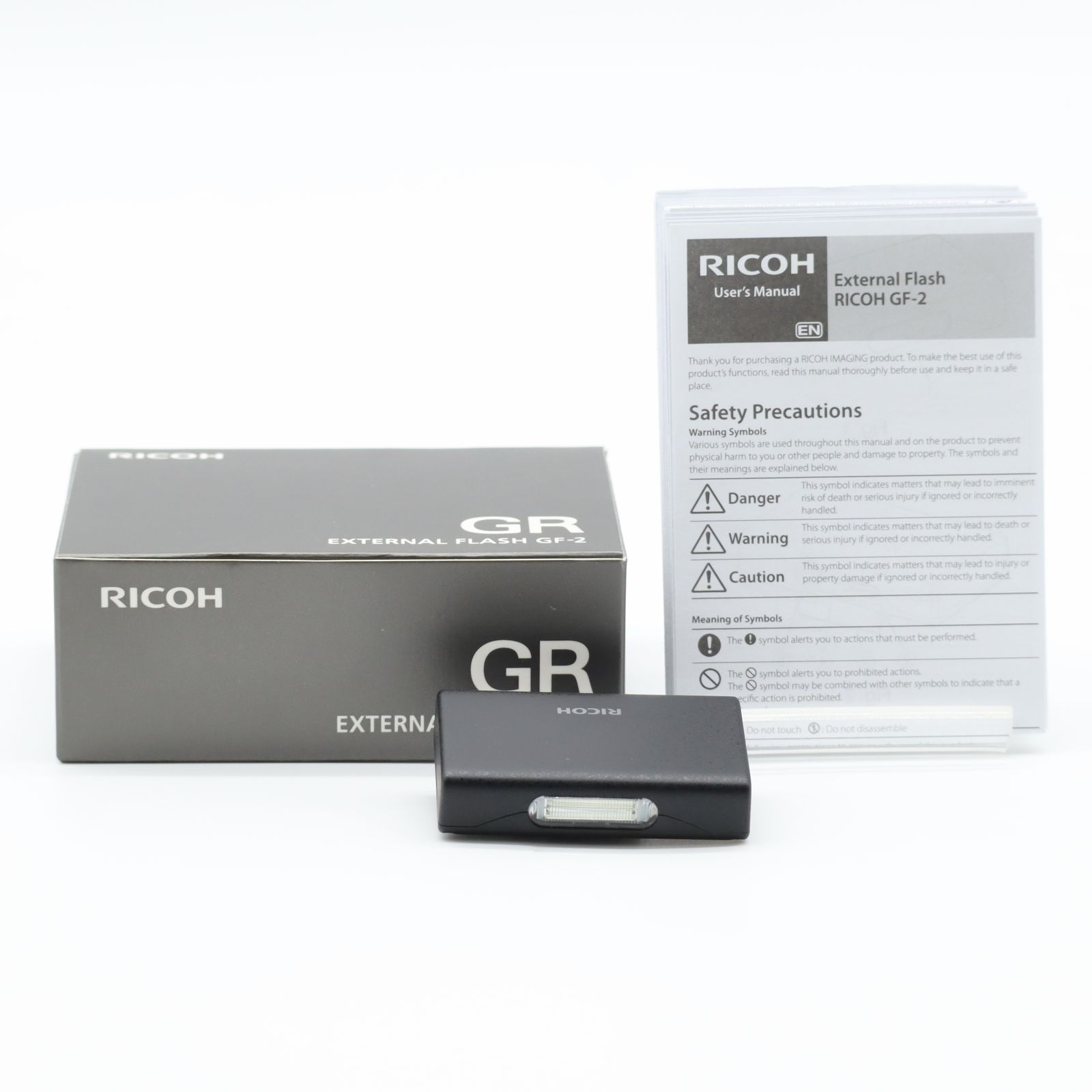 RICOH 小型フラッシュ GF 2 コンパクト外付けストロボ 軽量 携帯性◎ リコー アクセサリー スナップ 補助光向け