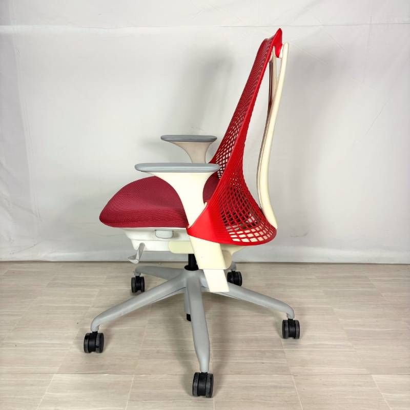  ハーマンミラー セイルチェア 前傾チルト機能有り アームパッド交換済み ヤケ 傷あり ガス圧弱め テラスチェア オフィスチェア ワークチェア 椅子 チェア