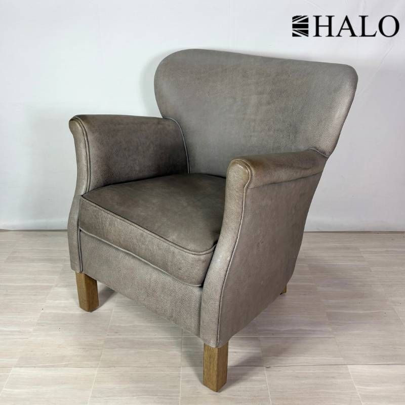 HALO GREEN WHICH ARM CHAIR グリーンウィッチ アーム チェア 本革 牛革