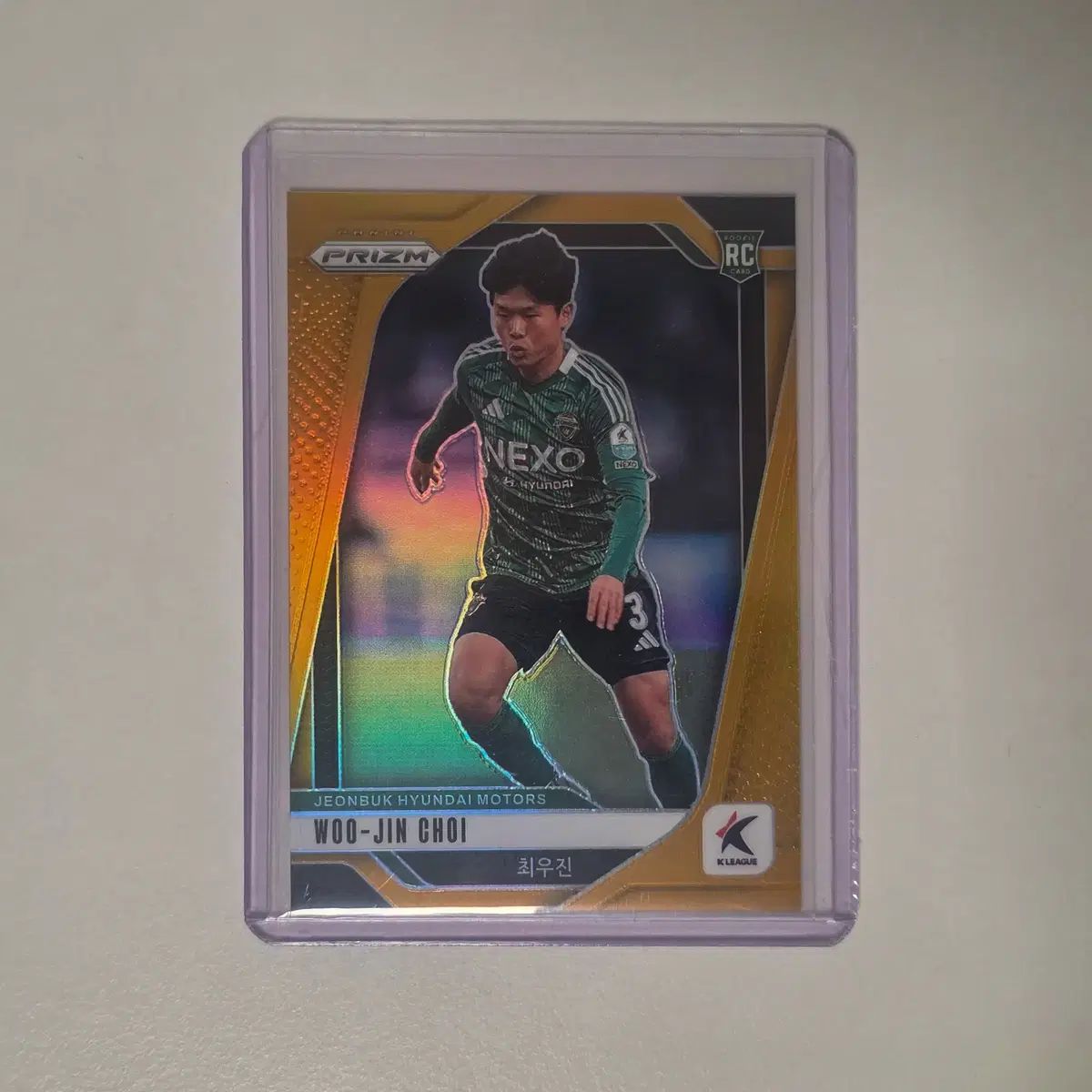 Panini プリズム 全北現代モータース チェ ウジン CHOI WOOJIN GOLD ルーキー