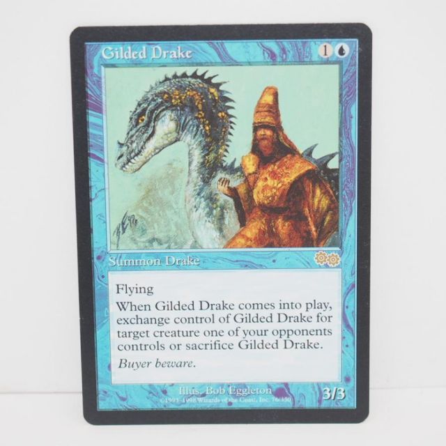 MAGIC The Gathering MTG 金粉のドレイク/Gilded Drake ウルザズ