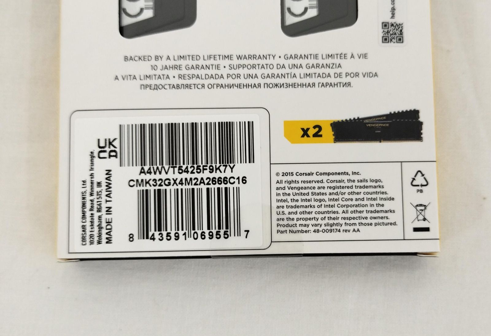  CORSAIR DDR 4 2666 MHz LPX 32 GB 16 デスクトップ用 メモリ メモリー PCパーツ