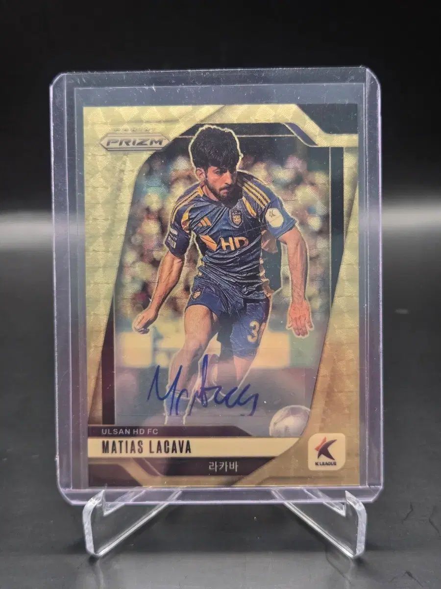 Kリーグ panini プリズム ウルサンHD ラカバ 5 サインカード