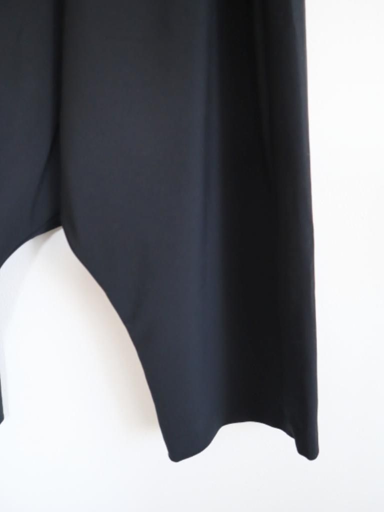 mizuiroind ミズイロインド サルエルパンツ 日本製 Mサイズ ブラック 大人 シンプル み 6461729