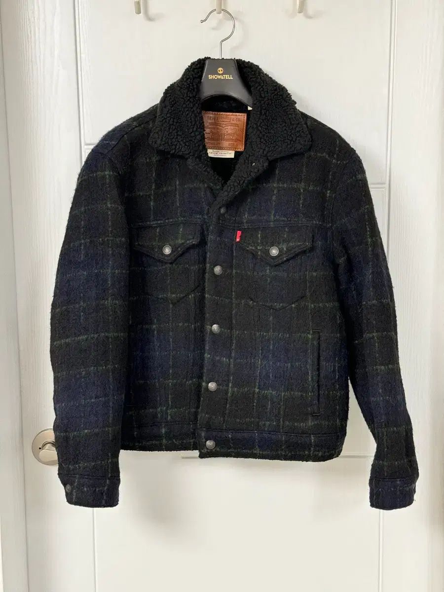 リーバイス タータンチェック シェルパ ジャケット