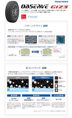 TOYO OBSERVE GIZ 3 195 65 R 15 91 Q スタッドレス トーヨー オブザーブ ギズ3 1本 15インチ m