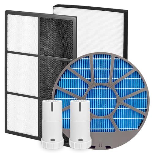 5点セット FZ AX 80 MF 枠付き E 75 DF HF シャープ加湿空気清浄機用 集塵脱臭加湿フィルターセット AG 01 K 1 イオンカートリッジ 付き KI J JX HX GX X 7 m