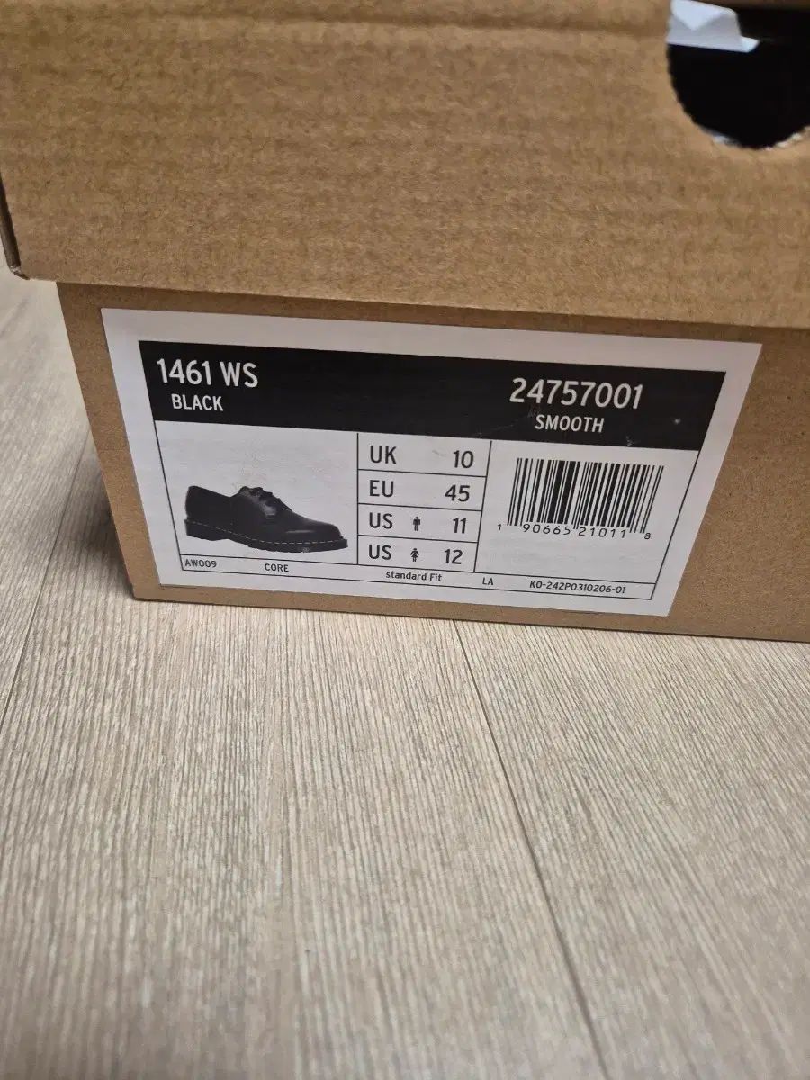  DR MARTENS ドクターマーチン 1461 ブラック スムース 290 ローファー ブーツ 革靴