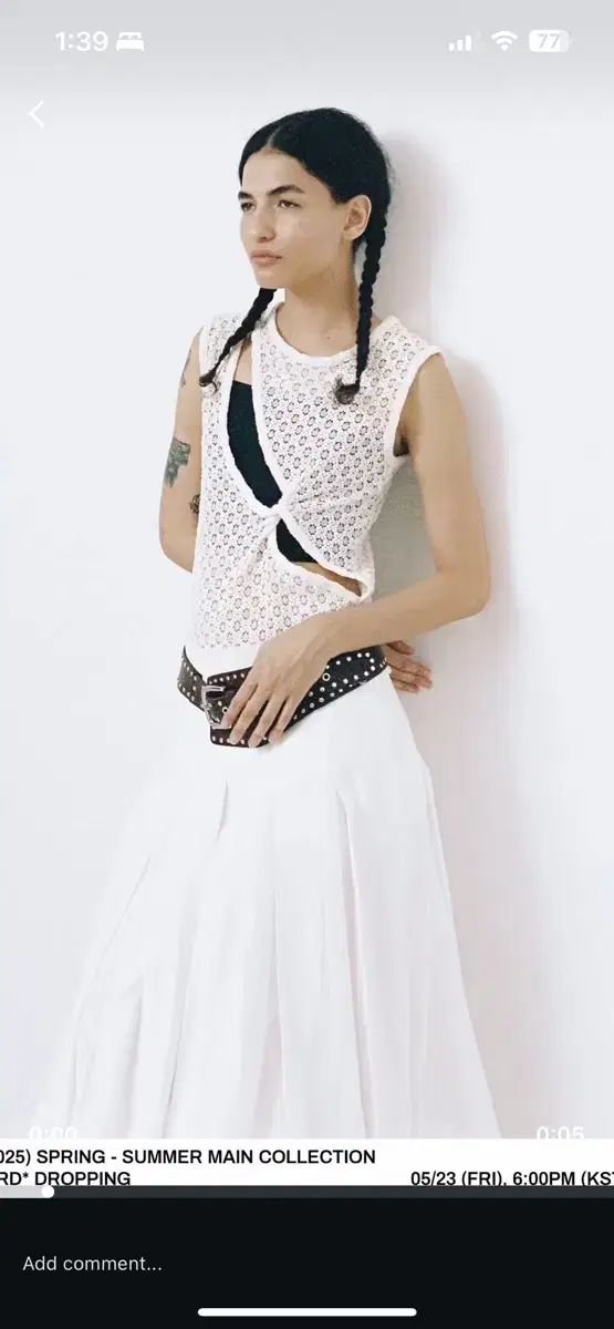 EPINGLER ツイスト スリーブレス