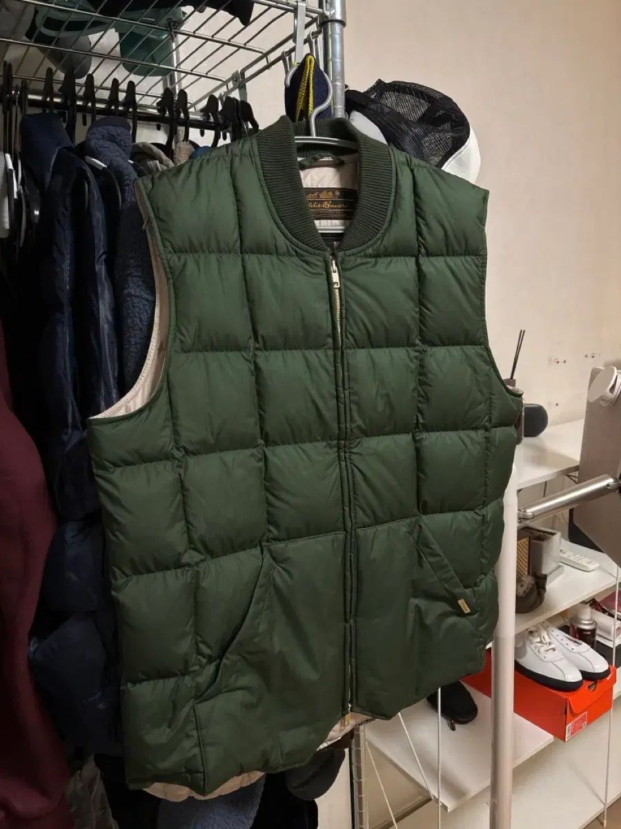 EDDIE BAUER エディー バウアー jjjjound オリーブ ダウン ベスト