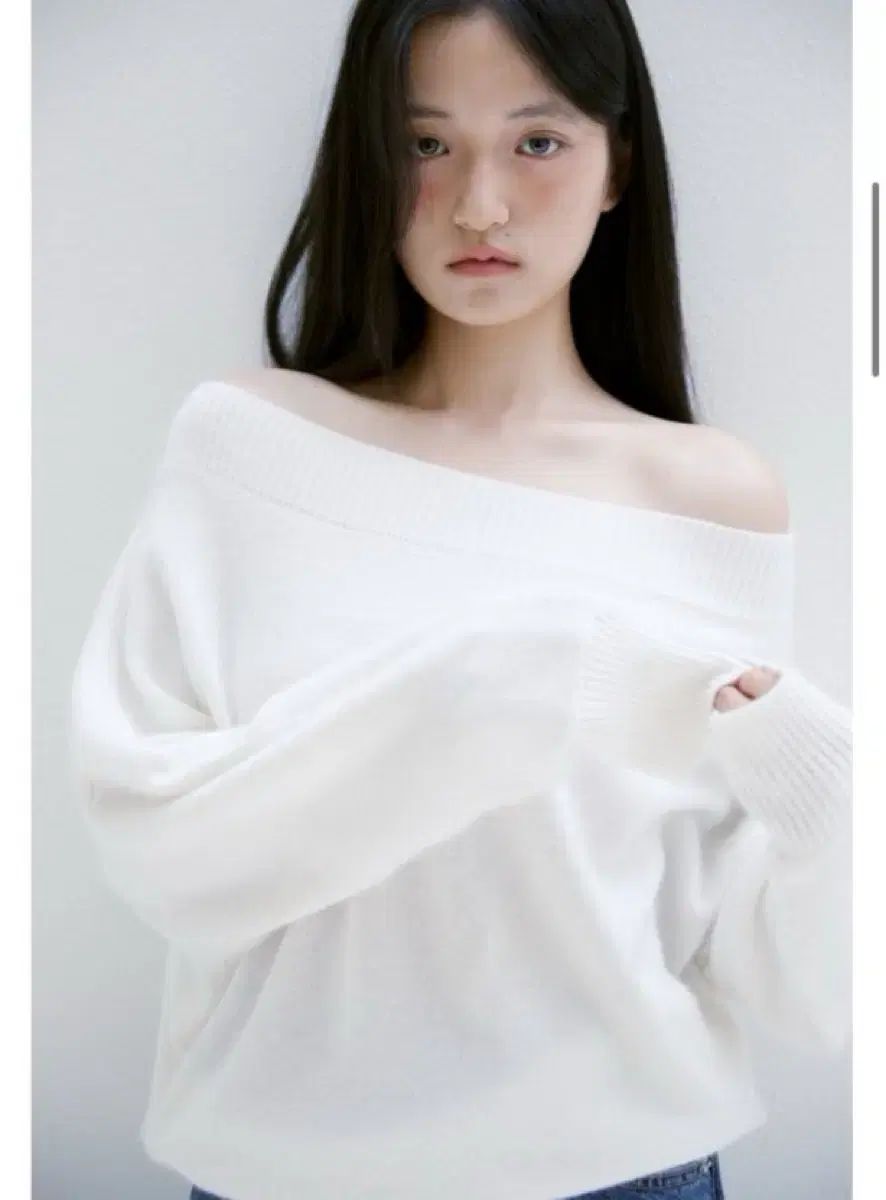 ユン スルショップ バネッサ アンゴラ オフショルダー