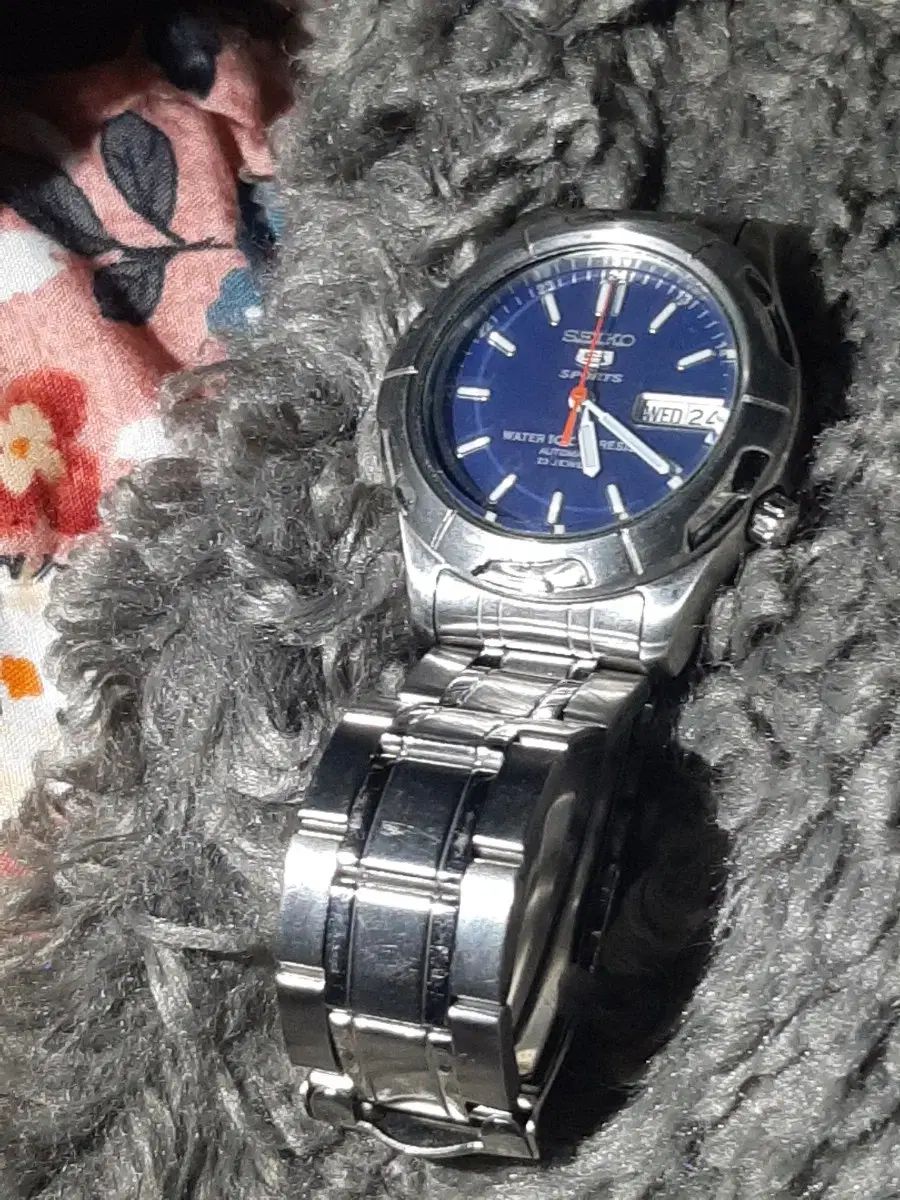  SEIKO セイコー sports 5 7 s 36 0080 ブルーダイアル オート 腕時計(クォーツ) 腕時計(アナログ)