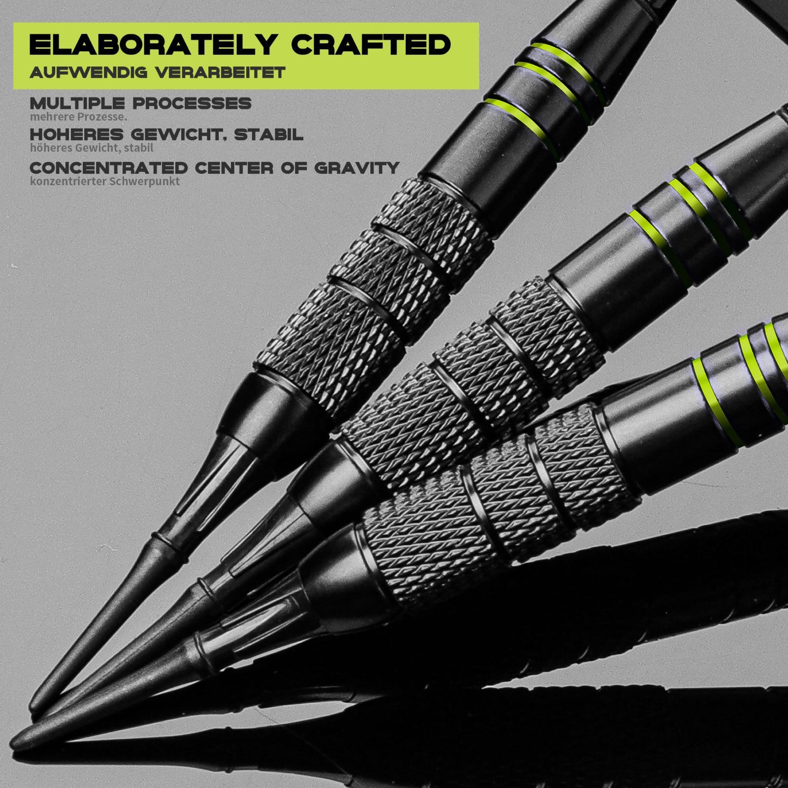 矢 銅素材のダーツ3本とソフトチップ