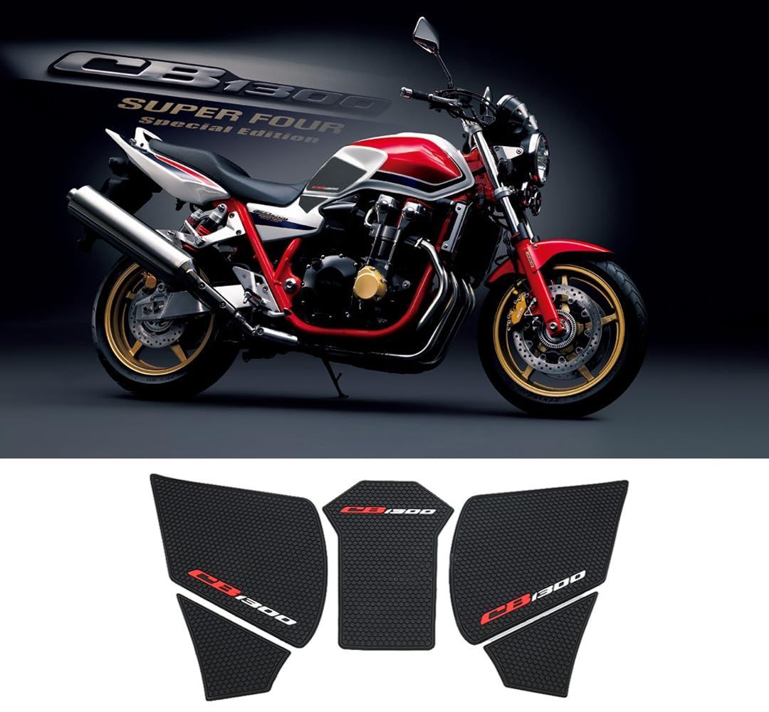 商品 オートバイのタンクパッド抗スリップタンクパッド保護ステッカーサイドタンクパッドトラクションパッド |SB sc 40 5点セット 54 CB 1300