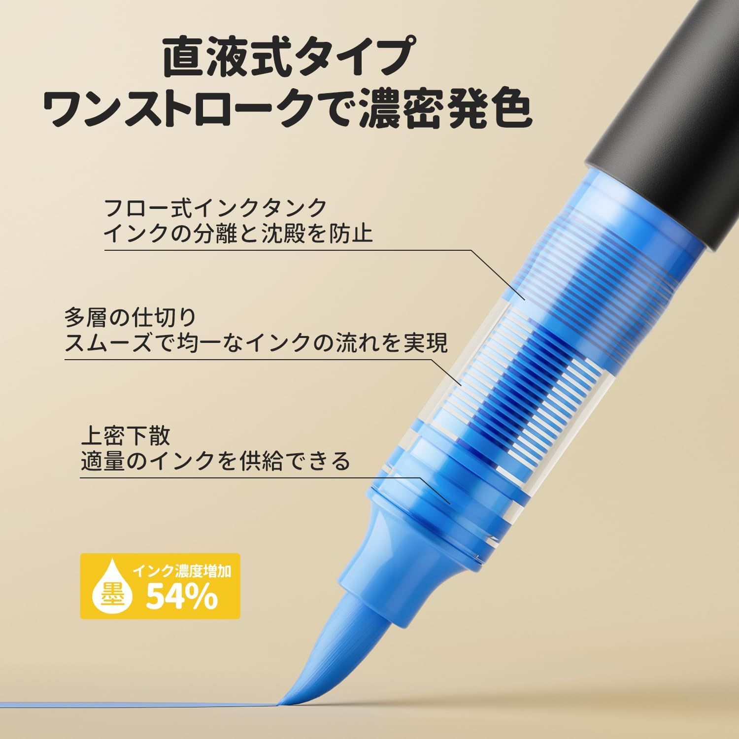 在庫処分 水性 筆ペン イラストマーカー アートマーカー 美術 アクリルマーカー 漫画 ファブリック 直液式 編み物マーカー キャンバス ガラス 木 セット 布用ペン テキスタイル用 ENMY カラーペン