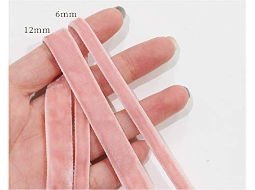  ブラック リボン 手芸 約4 5 m 5ヤード 6 mm幅 ベルベットリボン 両面 MYmama その他 文房具 事務用品