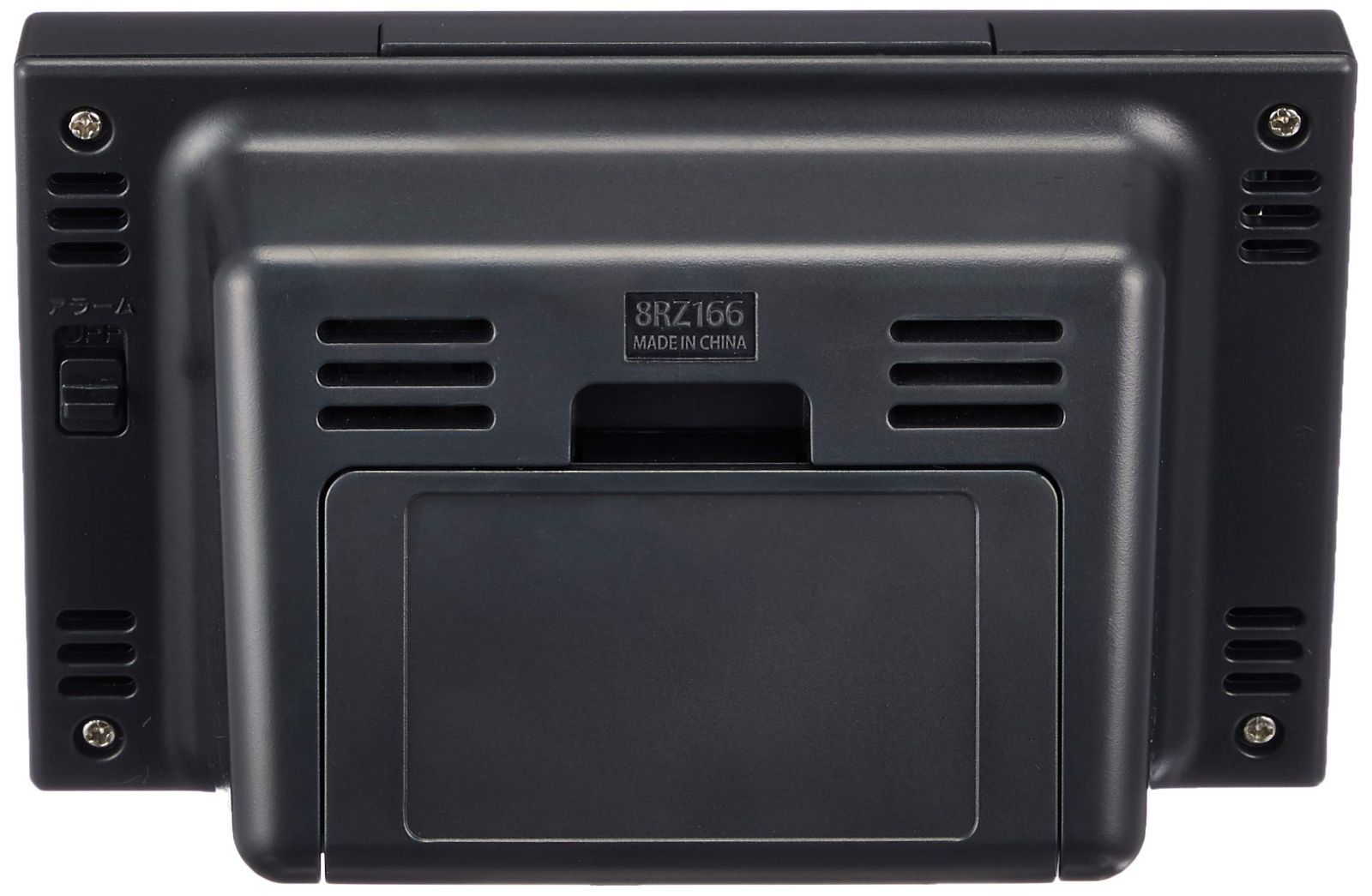  在庫処分 目覚まし時計 電波時計 リズム RHYTHM 温度計 湿度計付き フィットウェーブスマート 黒 7 12 5 4 cm その他 文房具 事務用品