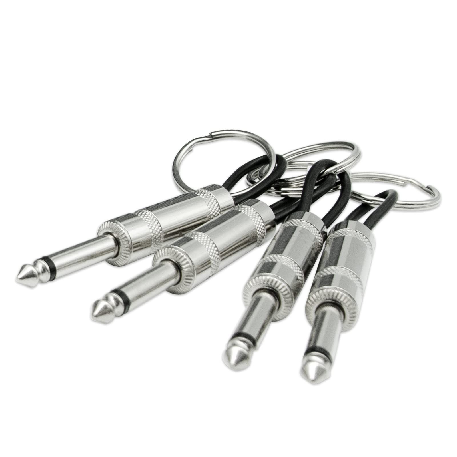  ポータブル合金キー プラグ型キーチェーン リング キーホルダー ギター アクセサリー キーチェーン キーハンガー その他 文房具 事務用品