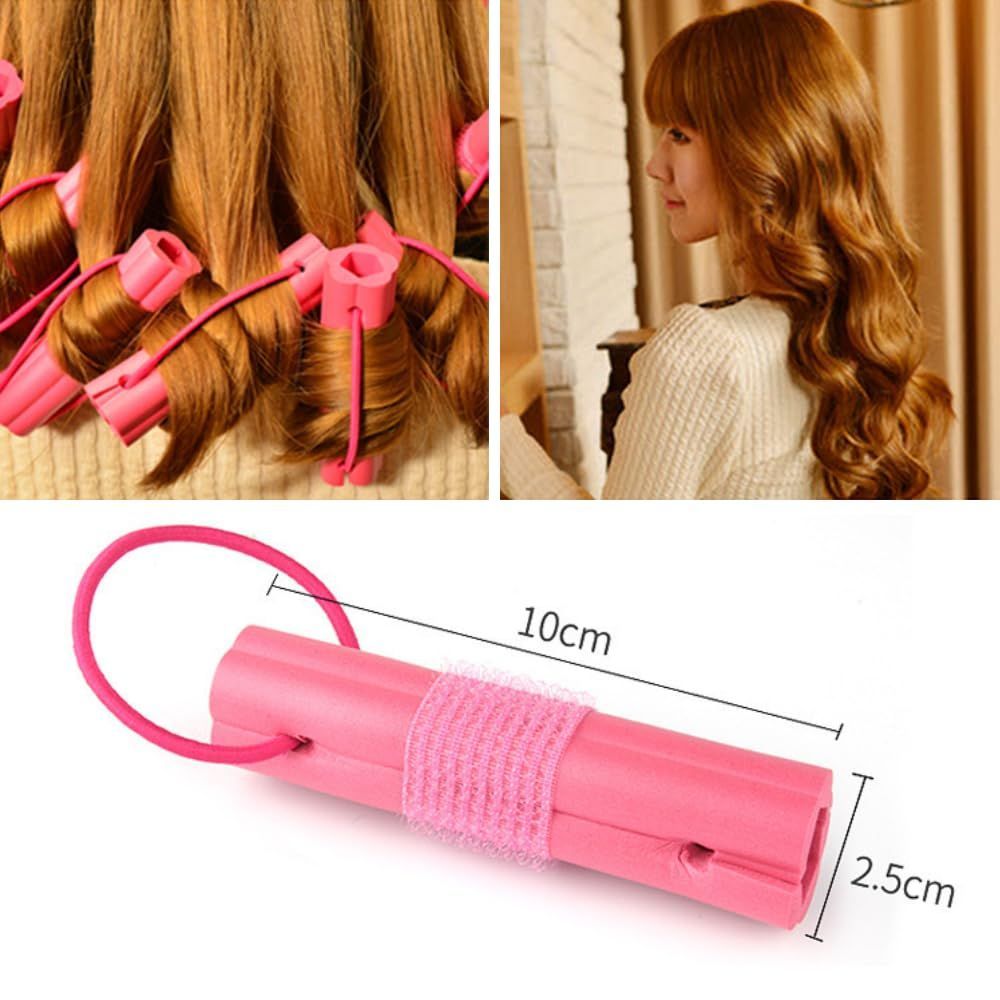 カーラー 巻き髪 寝ながら 手巻きカーラー スポンジ カール DIY ヘアスタイル スポンジカーラー 入り