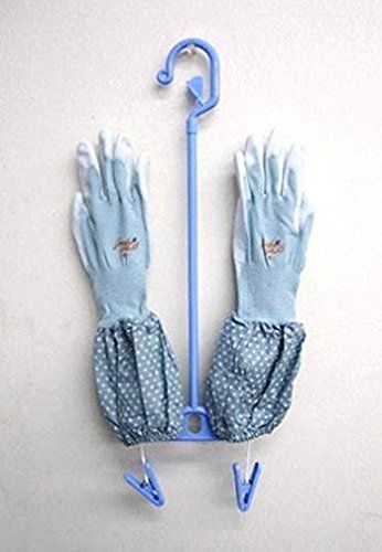  バイク ゴルフ スキー キッチン キーパー 野球 スノボ 園芸 洗車 作業用 乾燥 革 炊事用 ゴム手袋 重ね吊り ピンチ付 日本製 ライトブルー GH 01 C 手袋ハンガー 物干し サワフジ その他 文房具 事務用品