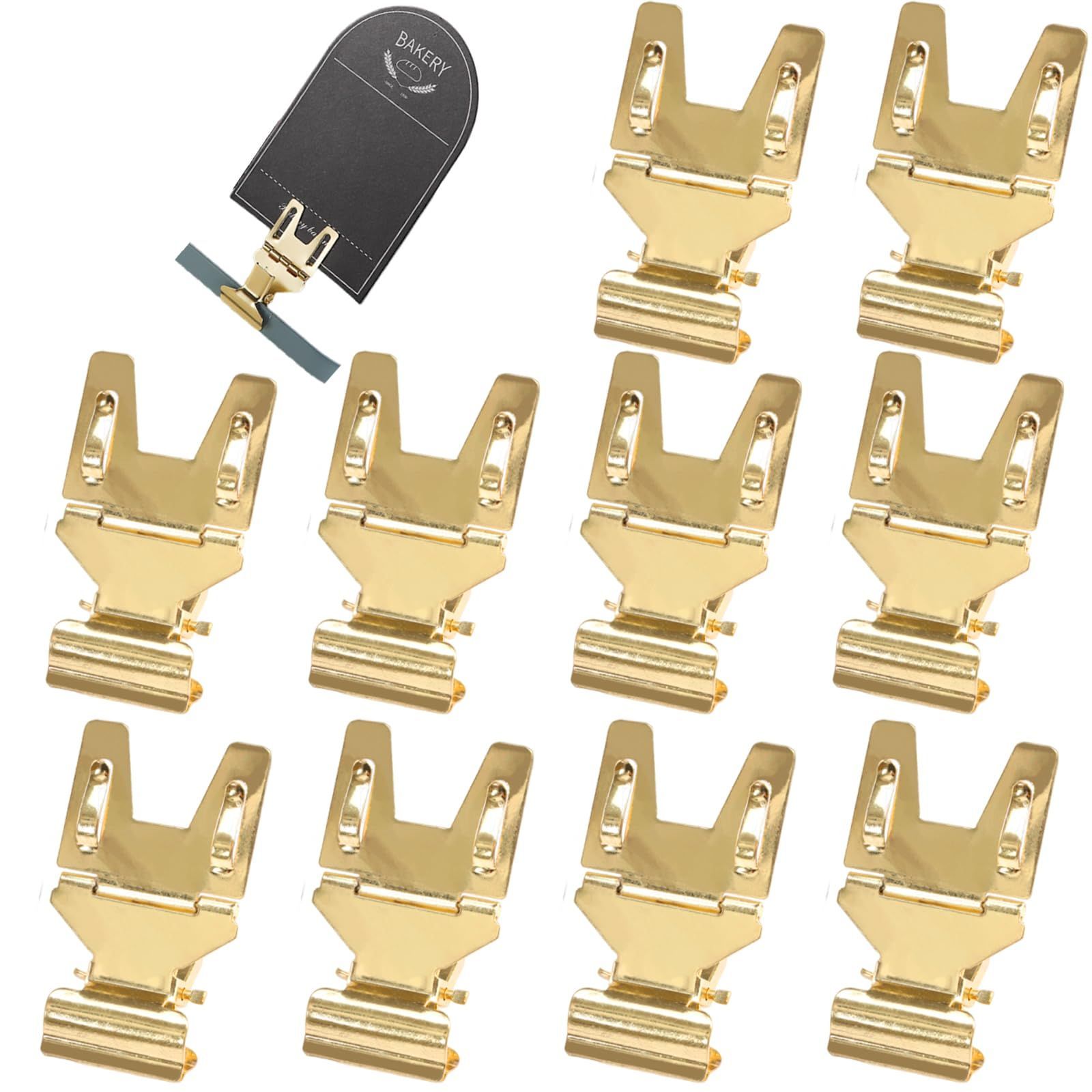 数量 店舗用品 業務用 値札 金属 滑り止め付 ゴールド 角度調整 ポップクリップ ディスプレイ カード差し 入 プライスカード立て カードクリップ