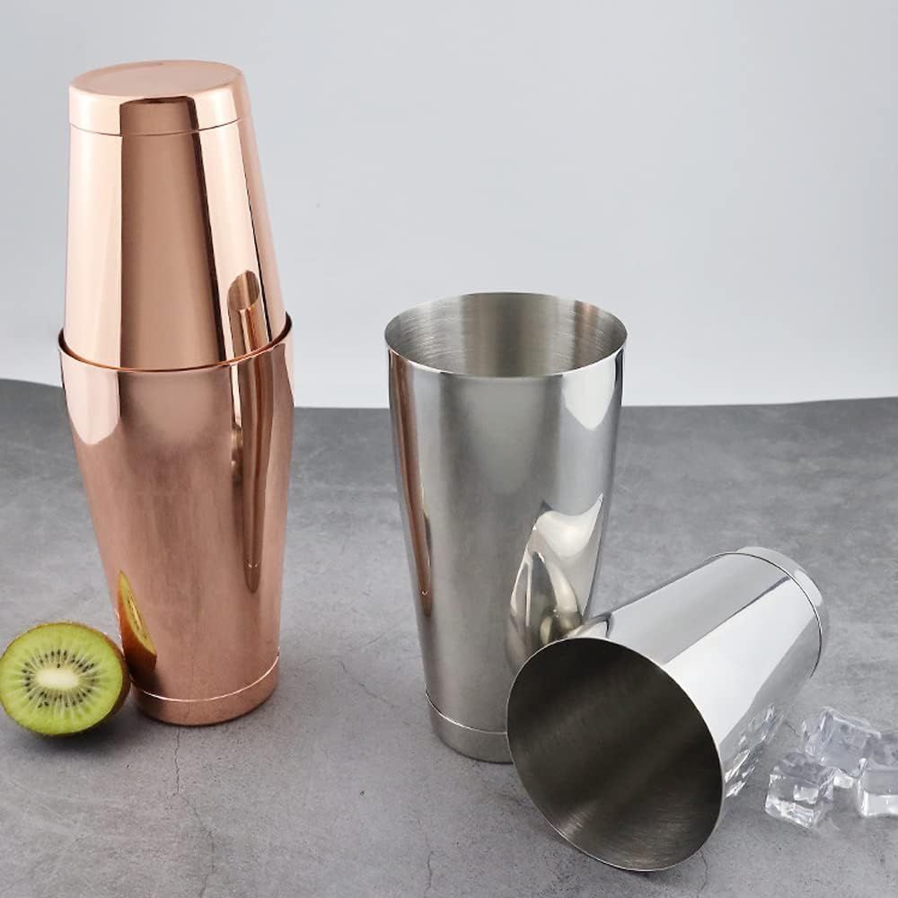 数量 シルバー 820 mlと550 ml ボストンカクテルシェイカー