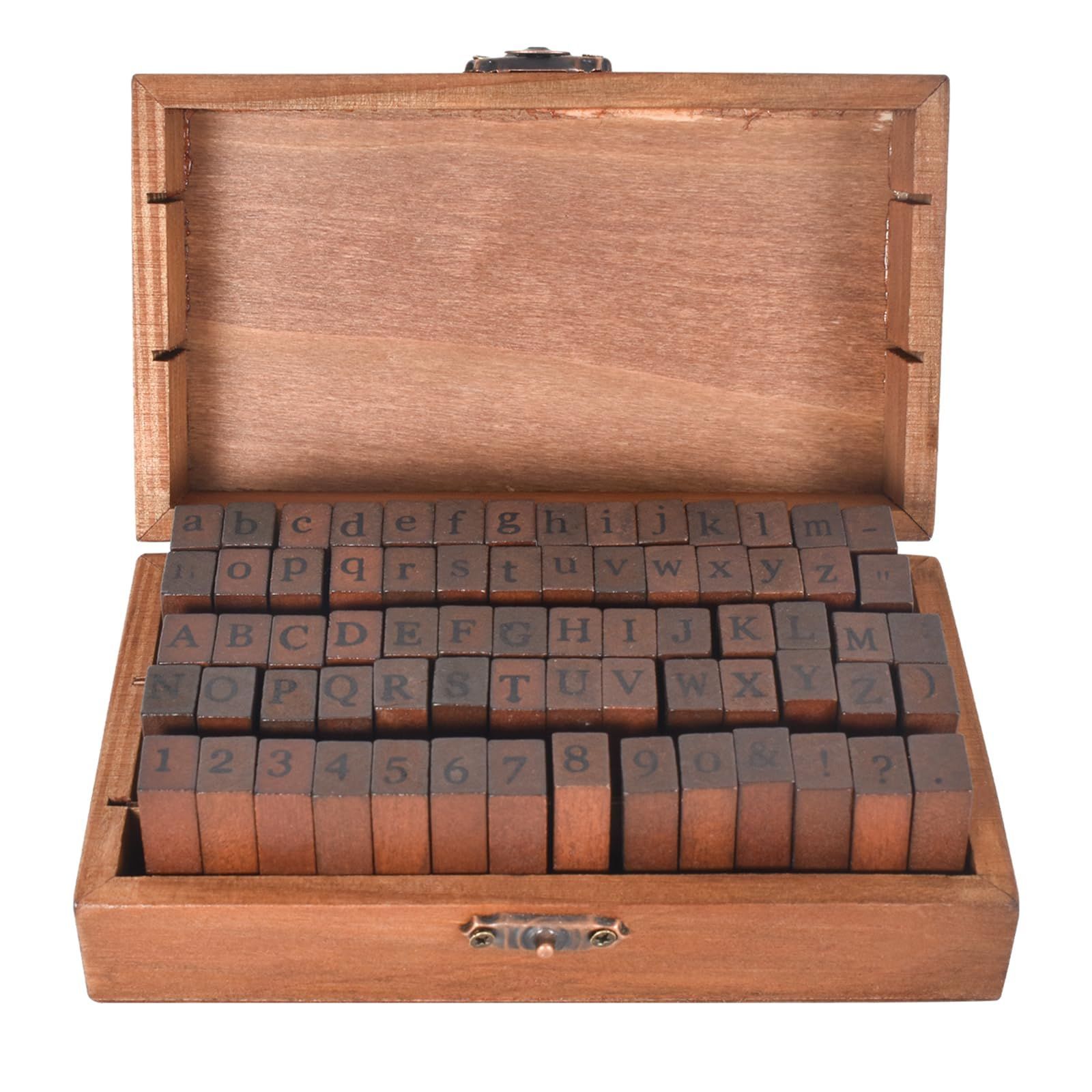 数量 70 文字スタンプ 英語 個 記号 手帳 小さなヴィンテージ木製ゴムスタンプ 木製スタンプセット 木 き スタンプ 数字 DIY スクラップブッキング 日記 グリーティングカード用 アルファベット