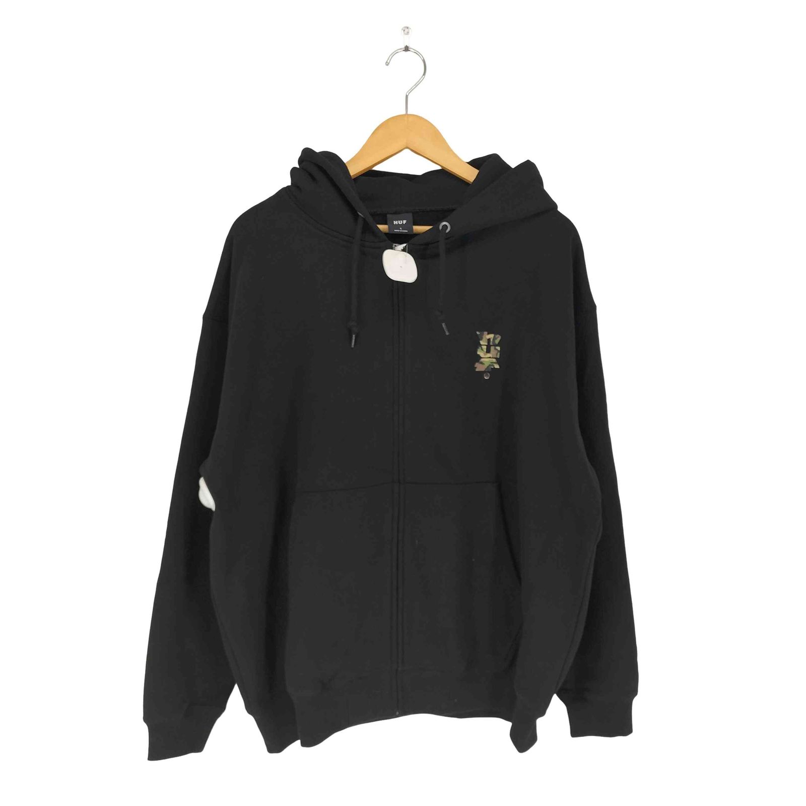 ハフ HUF MEGABLAST CAMO FULL ZIP HOODIE メンズ L