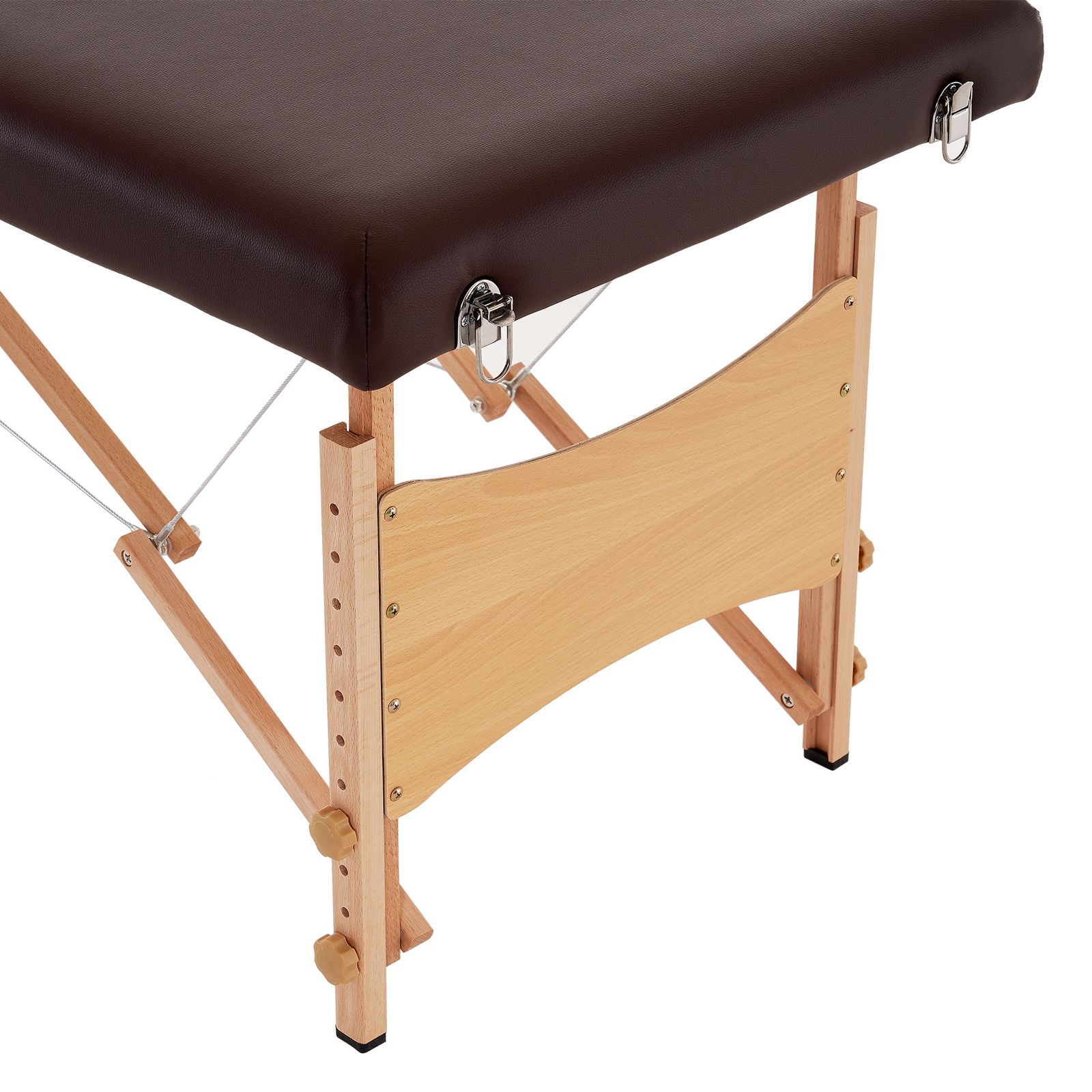 プラスサイズ】【グレー】 マッサージベッド 折りたたみ コンパクト 超