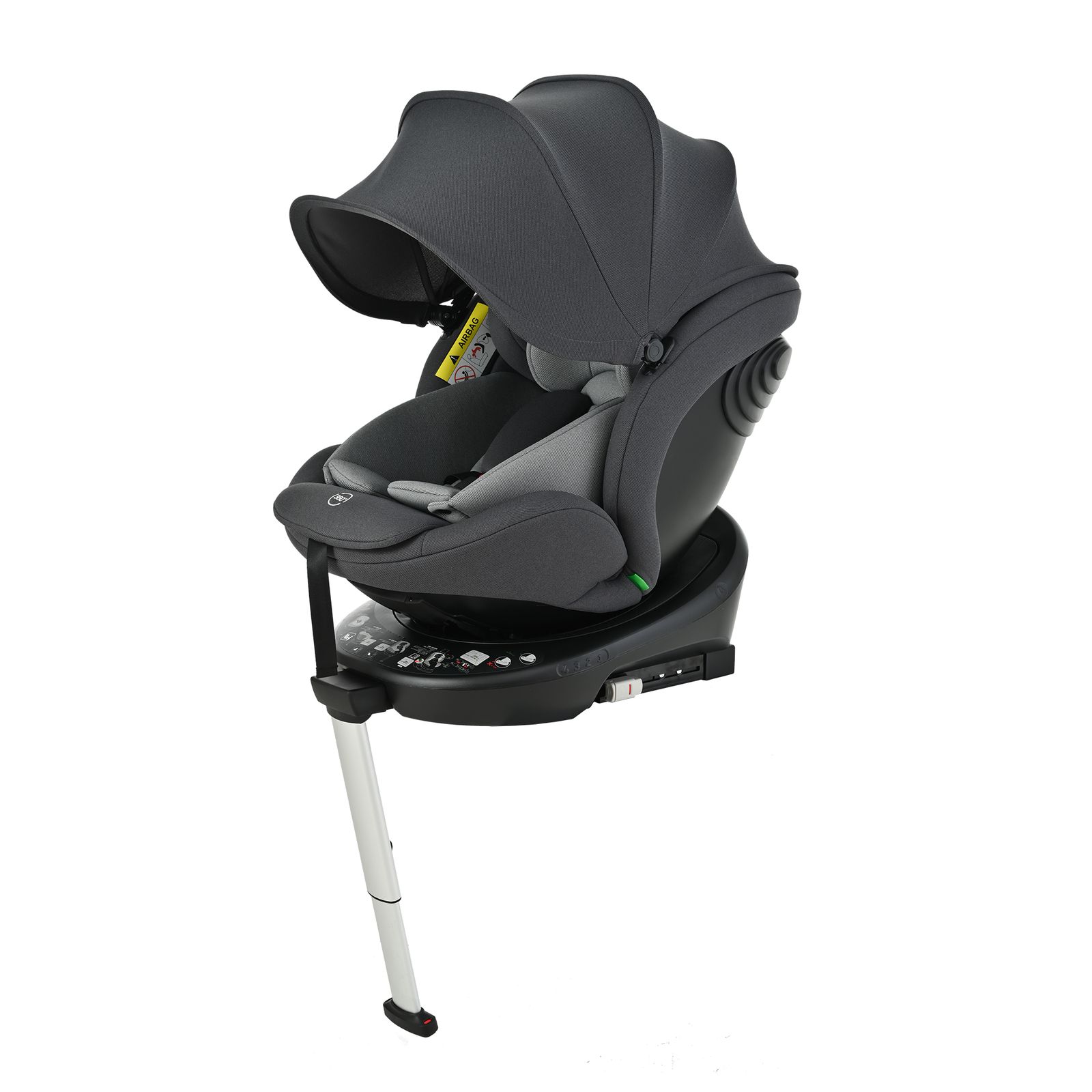 サポートレッグ】新安全基準R129適合 チャイルドシート ISOFIX 360度 
