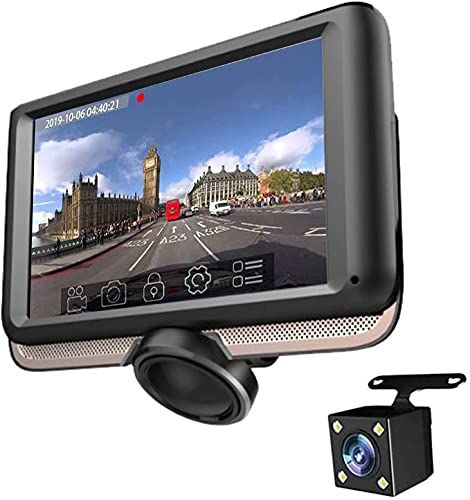 東京Deco ドライブレコーダー 360度 全方位 4 5インチ液晶 前後カメラ 室内撮影＆リアカメラ搭載 自動録画 ドラレコ タッチパネル G Sensor 日本語対応 広角カメラ 動体検知 コンパクト Gセンサー s 003 m