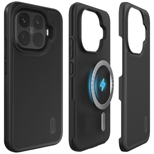 MagSafe対応 落下保護 TUDIA for Xiaomi 15 T Pro 5 G 用 ケース モデル MergeGrip 二層構造防御 耐衝撃 スリム ヘビーデューティー保護ケースカバー ブラック m