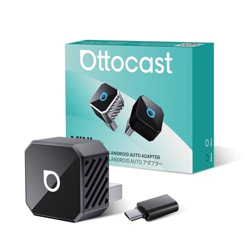 オットキャスト Mini Pot 2025最新 Ottocast ワイヤレスCarPlay Android Autoアダプター ミニ 有線CarPlay Auto対応車 Bluetooth m