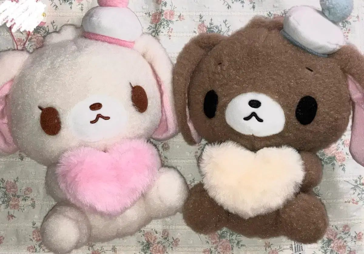 シュガーバニーズ ぬいぐるみ シロウサ クロウサ