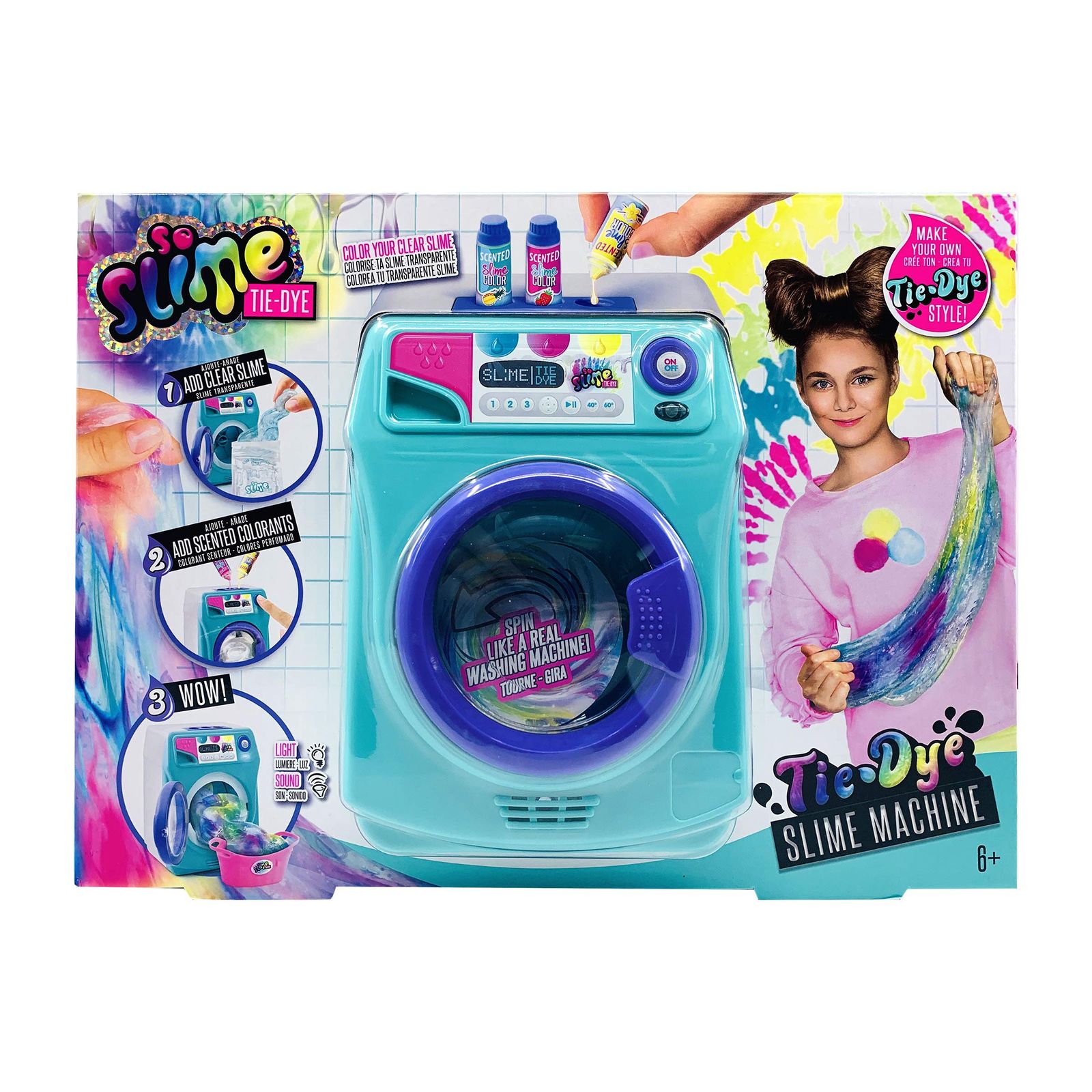 Canal Toys So DIY Slime 既製タイダイスライムキット 洗濯機キット