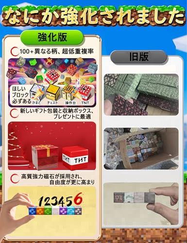 RZM マイクラ風 マグネットブロックセット ランダム150 3 3ピース 収納ボックス付き磁力強化版 磁石 おもちゃ マグブロックセット PX MASTER DIY 磁性構築ブロック ボードゲーム ンスゲーム 磁気プレイセット マグネ 0 d 58 a 6 b 8