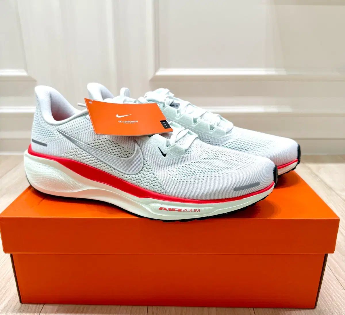 290 US 11 NIKE ナイキ ランニングシューズ エアズーム ペガサス 41 白 レッド