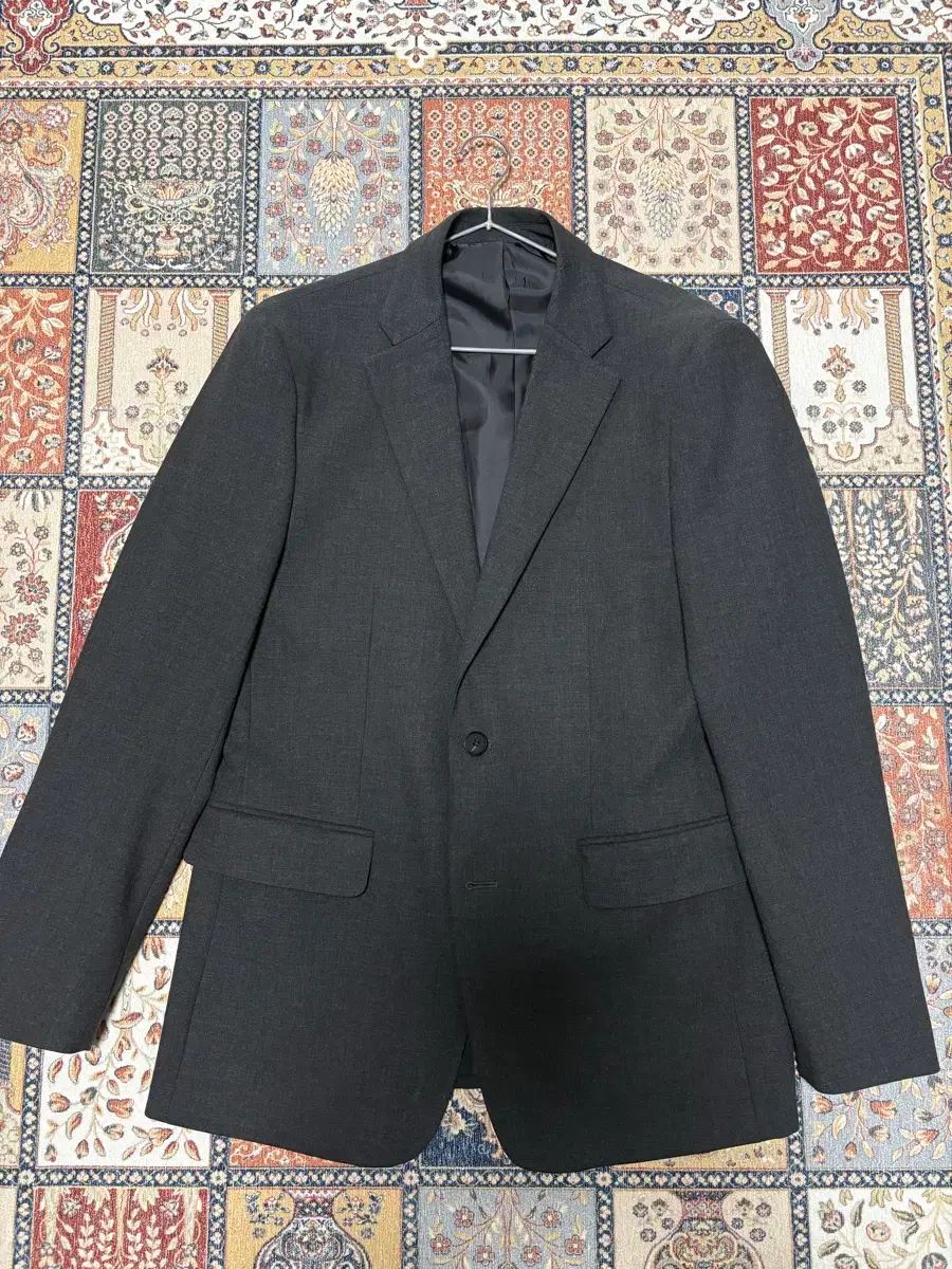 エスティコ STCO チャコールグレー メンズ スーツ