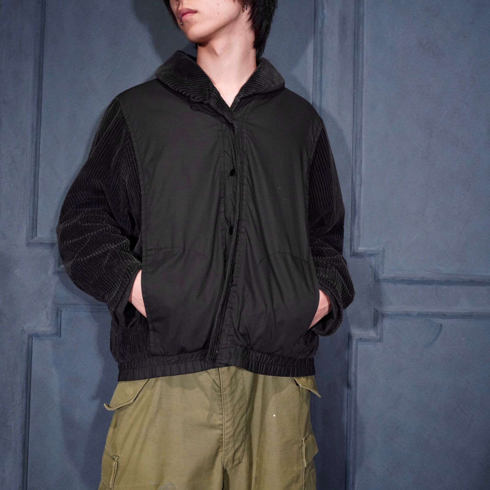 USA VINTAGE Outer scene ltd CORDULOY SWITCHED DESIGN JACKET アメリカ古着コーデュロイ切替デザインジャケット