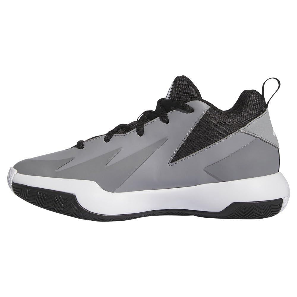 バスケットボールシューズ 白/黒/グレー アディダス バスケットボールシューズ ジュニア Cross Em Up Select