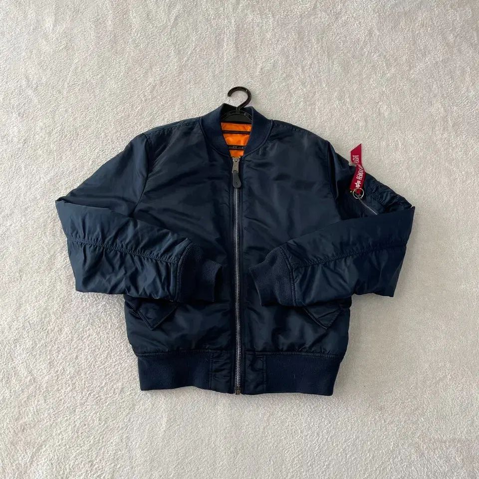 Lアルパインインダスト MA 1 ネイビー ブルゾン ジャケット