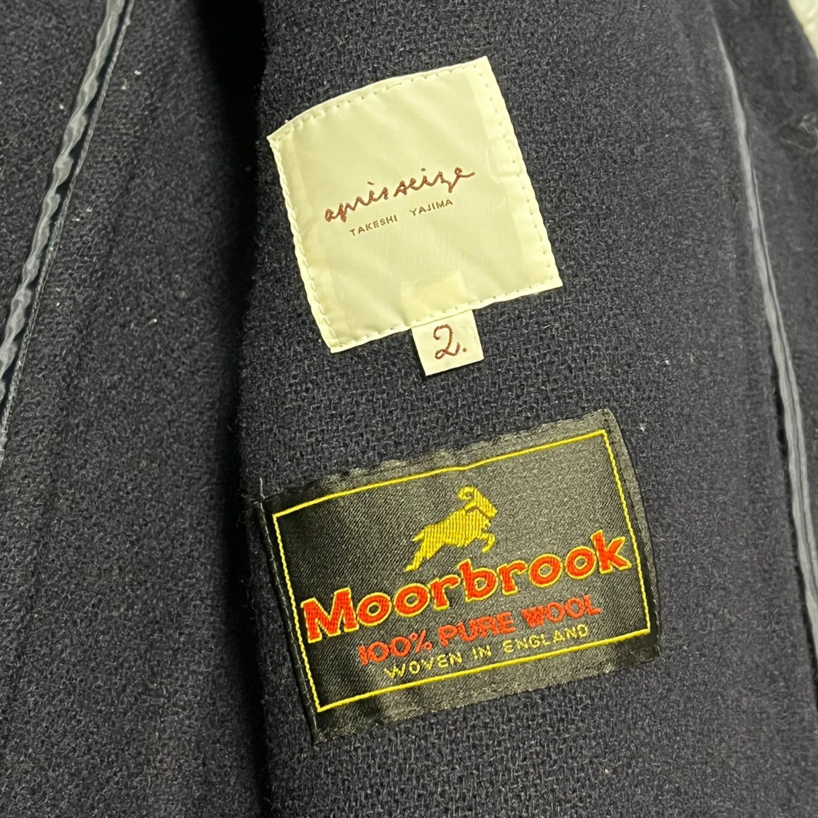 希少 ムーアブルック ヘリンボーン ダッフルコート TAKESHI YAJIMA 希少 ムーアブルック ヘリンボーン ダッフルコート TAKESHI YAJIMA