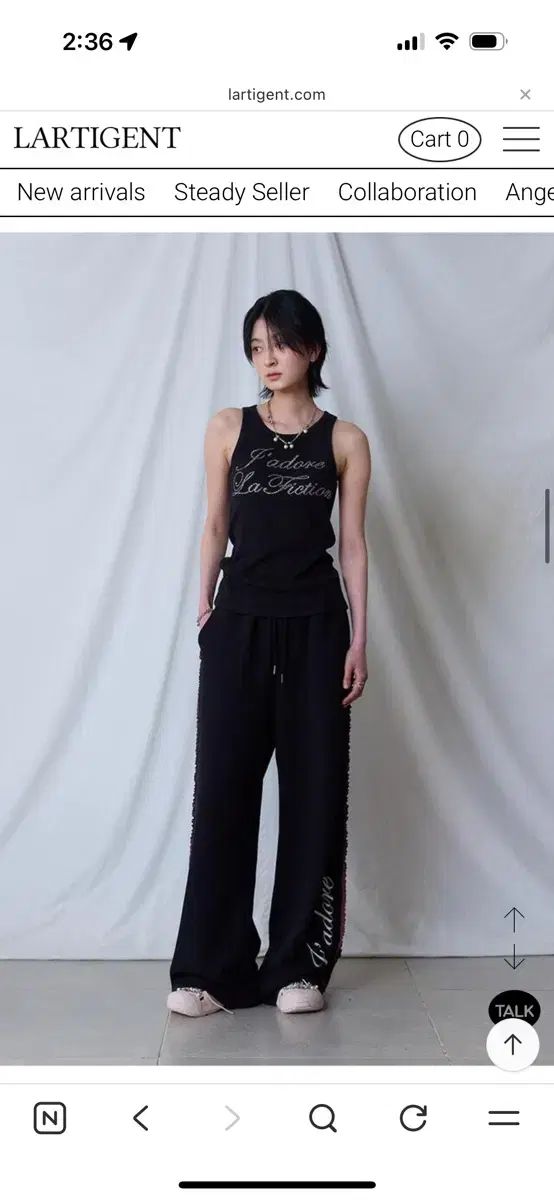 パンツ ブラック