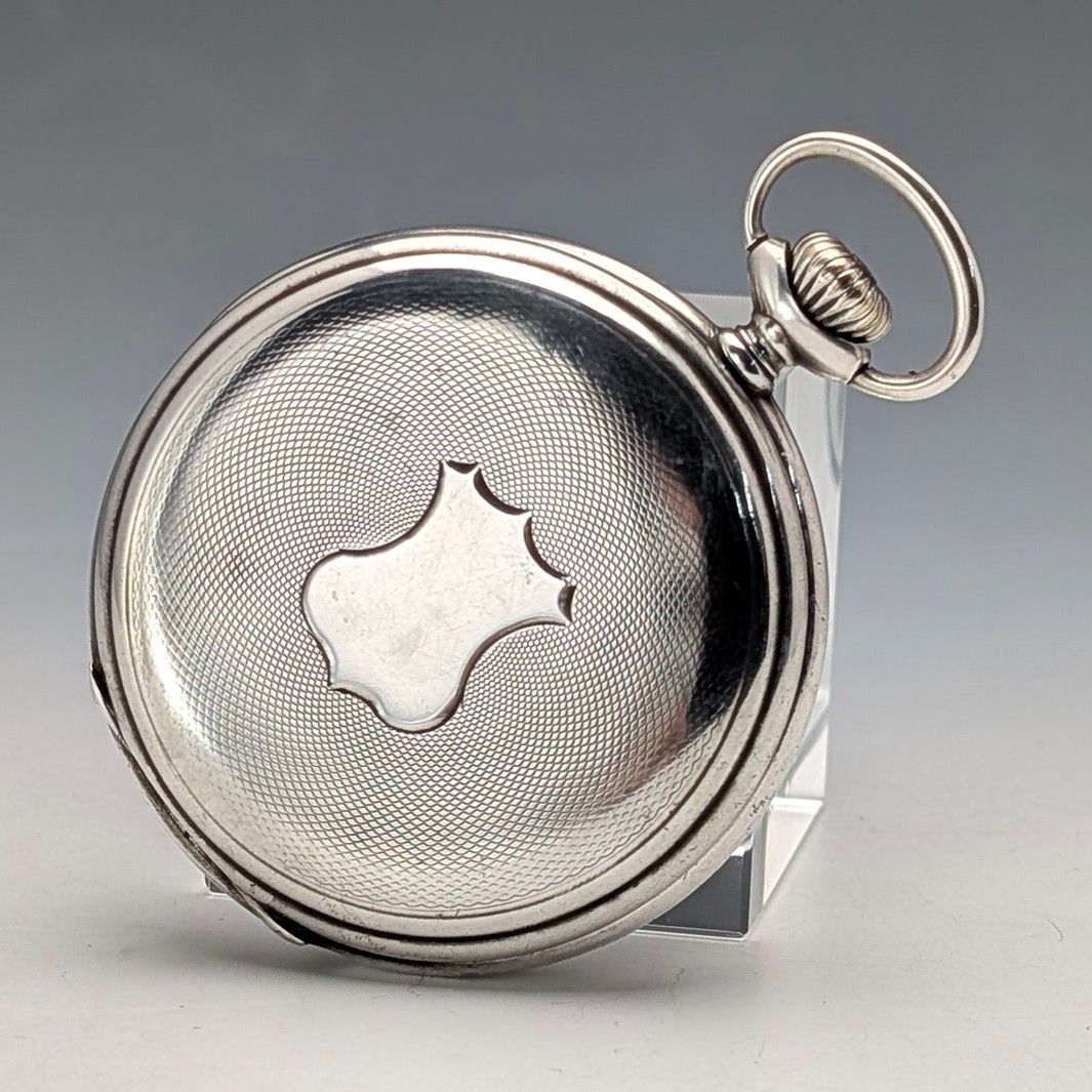 1931年頃 ヴィンテージ ロンジン 懐中​時計 銀側ハンターケース 整備済