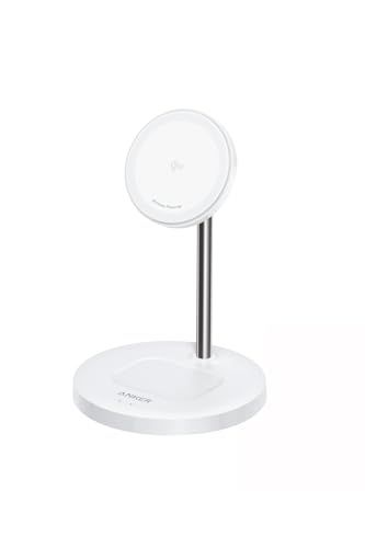 Anker MagGo Wireless Charger 2 in 1 Stand Qi 2対応 マグネット式 ワイヤレス充電ステーション ワイヤレス出力 MagSafe対応 iPhone 17 16 15 14 シリーズ対応 m